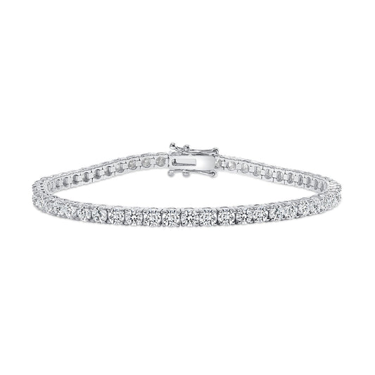 2.00ct Round Diamond Tennis Bracelet in 14K White Gold