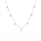 .70ct Hanging Diamond by the Yard Necklace in 14K White Gold