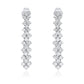 1.35ct Diamond Drop Earrings in 14K White Gold
