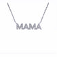 0.12ct Diamond ‘MAMA’ Pendant in 14K Yellow Gold