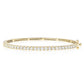 1.65ct Diamond Half-Way Bangle in 14K Yellow Gold