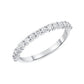 0.45ct Half Way Diamond Eternity Band in 14K White Gold